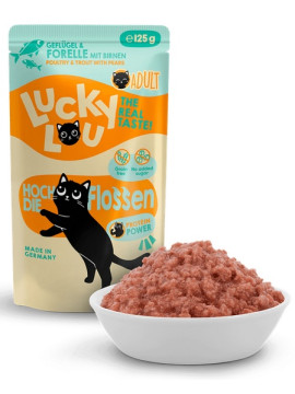 Lucky Lou Lifestage Adult Drób i pstrąg saszetka 125g