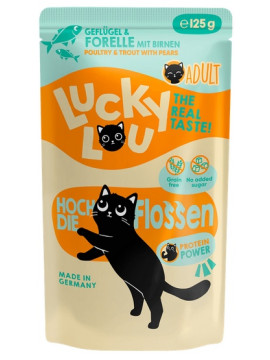 Lucky Lou Lifestage Adult Drób i pstrąg saszetka 125g