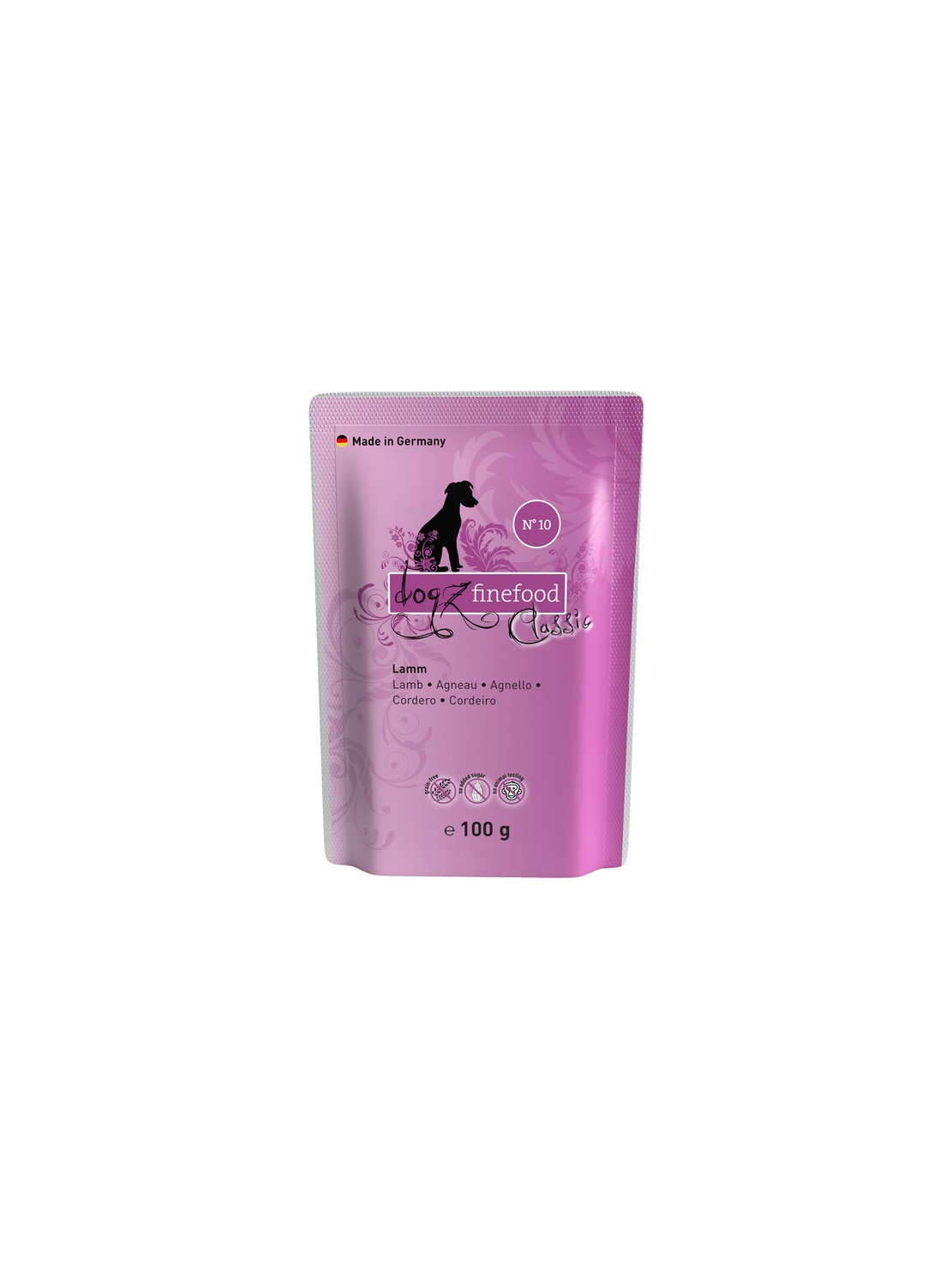 Dogz Finefood Classic N.10 Jagnięcina saszetka 100g