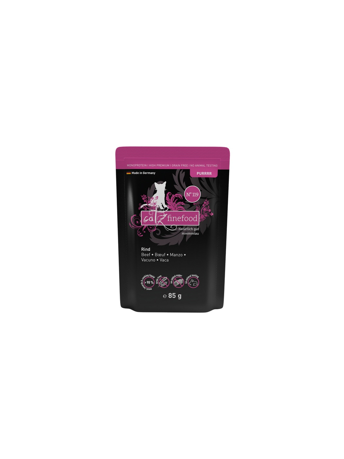 Catz Finefood Purrrr N.119 Wołowina saszetka 85g