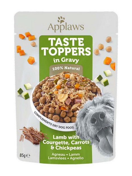 Applaws Taste Toppers Saszetka dla psa - jagnięcina, cukinia i marchew w sosie 85g
