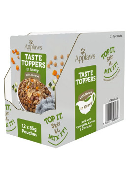 Applaws Taste Toppers Saszetka dla psa - jagnięcina, cukinia i marchew w sosie 85g