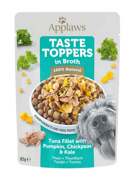 Applaws Taste Toppers Saszetka dla psa - tuńczyk, dynia i ciecierzyca w sosie 85g