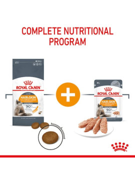 Royal Canin Hair & Skin Care w sosie  karma mokra dla kotów dorosłych, zdrowa skóra, piękna sierść saszetka 85g