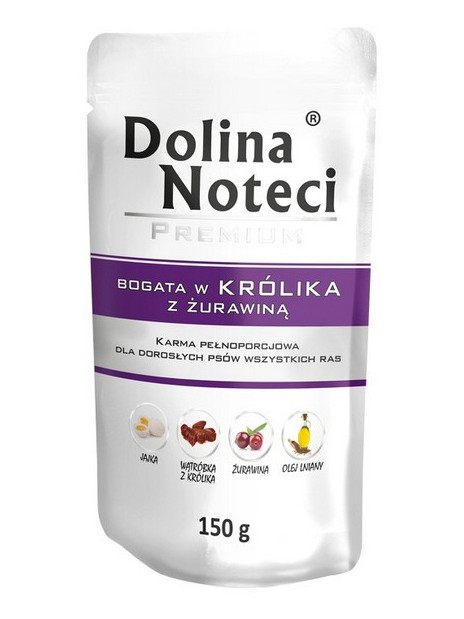 Dolina Noteci Premium Pies Królik i żurawina saszetka 150g