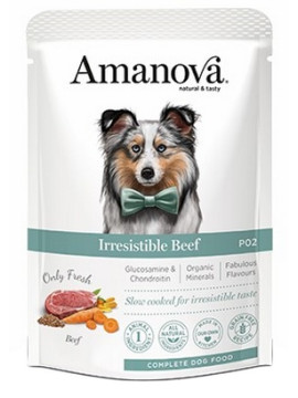 Amanova Dog Adult Irresistible Beef - wołowina saszetka 100g [P02]