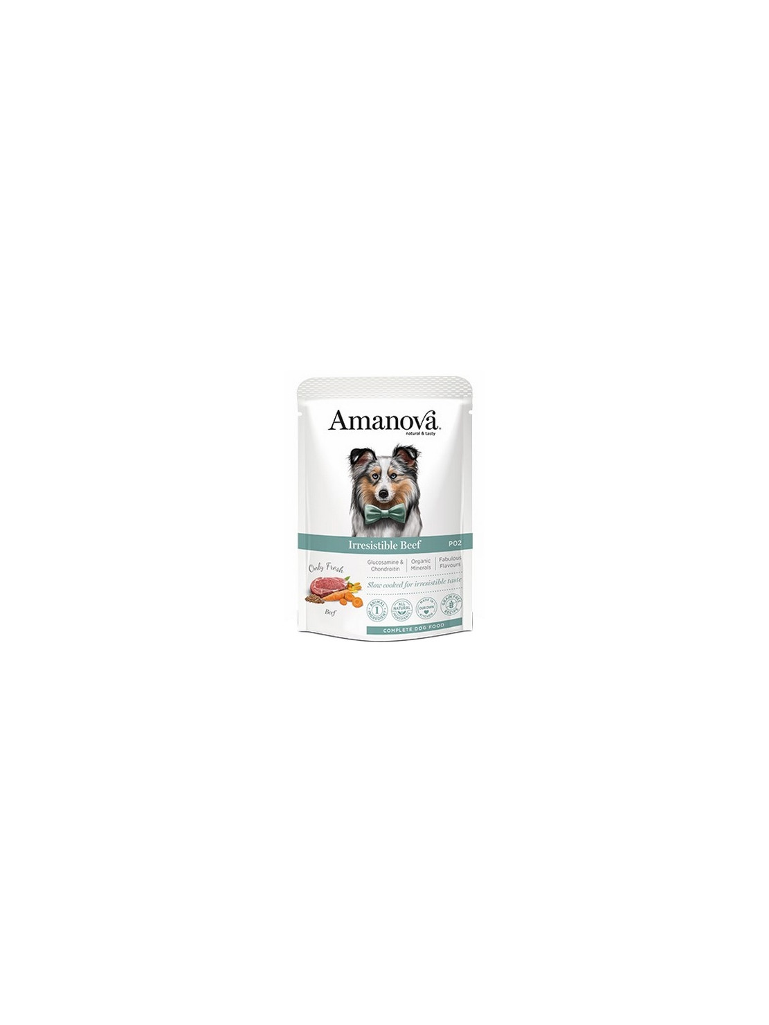 Amanova Dog Adult Irresistible Beef - wołowina saszetka 100g [P02]