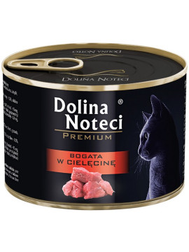 Dolina Noteci Premium Kot Bogata w cielęcinę puszka 185g