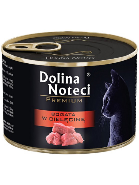 Dolina Noteci Premium Kot Bogata w cielęcinę puszka 185g