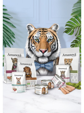 Amanova Cat Sterilised Lamb & Sardines - jagnięcina i sardynki saszetka 85g [P13]