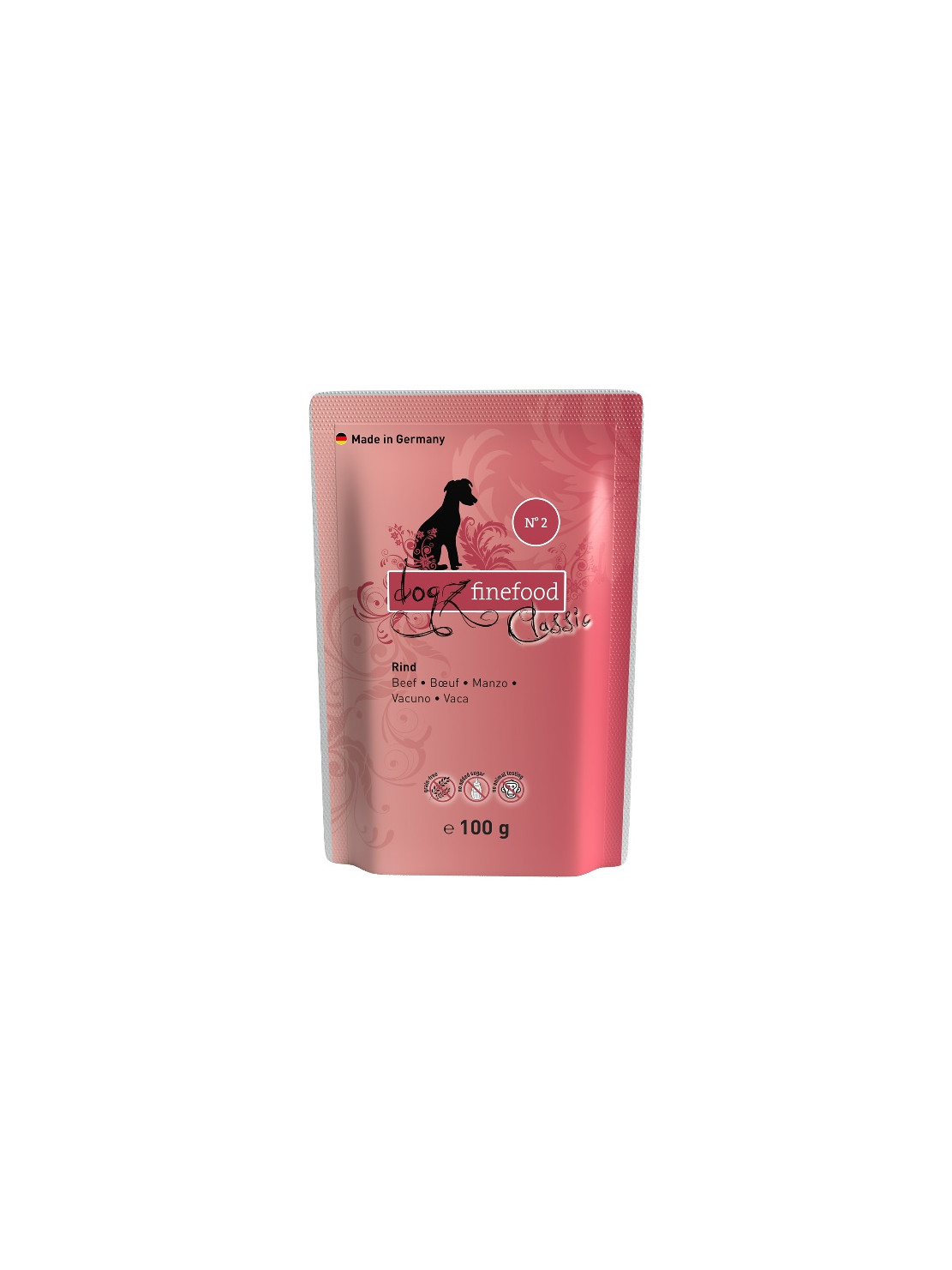Dogz Finefood Classic N.02 Wołowina saszetka 100g