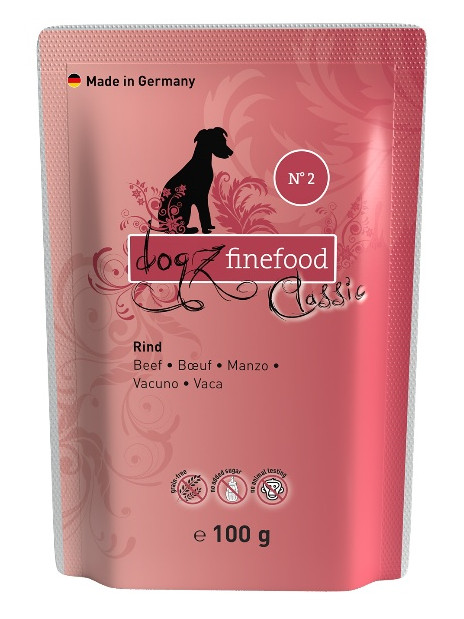 Dogz Finefood Classic N.02 Wołowina saszetka 100g