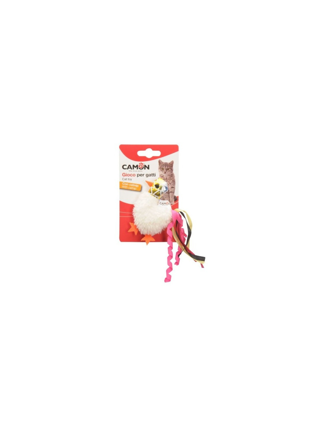 Camon Cat Toy Świecący ptak z kocimiętką