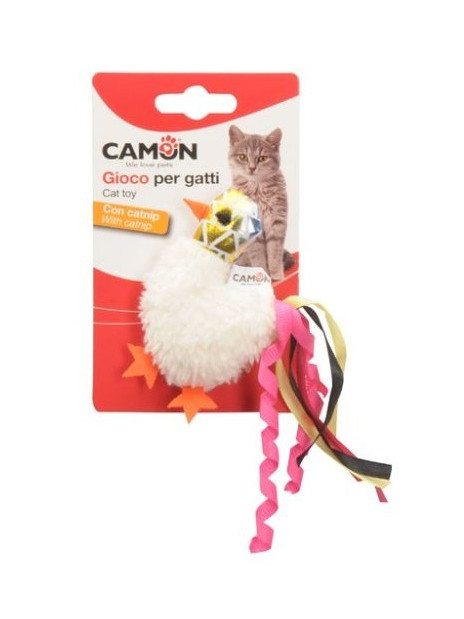 Camon Cat Toy Świecący ptak z kocimiętką