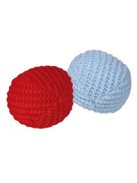 Trixie Piłka wełniana z kocimiętką 4,5cm 2szt [45728]