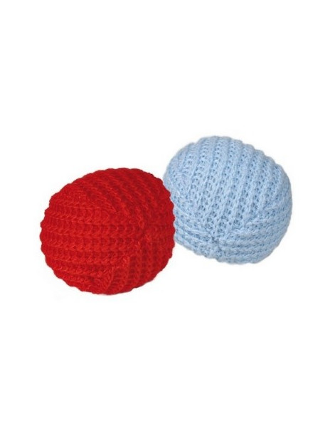 Trixie Piłka wełniana z kocimiętką 4,5cm 2szt [45728]
