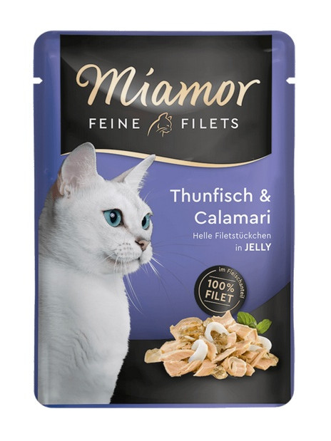 Miamor Feine Filets Tuńczyk & Kalmary saszetka 100g