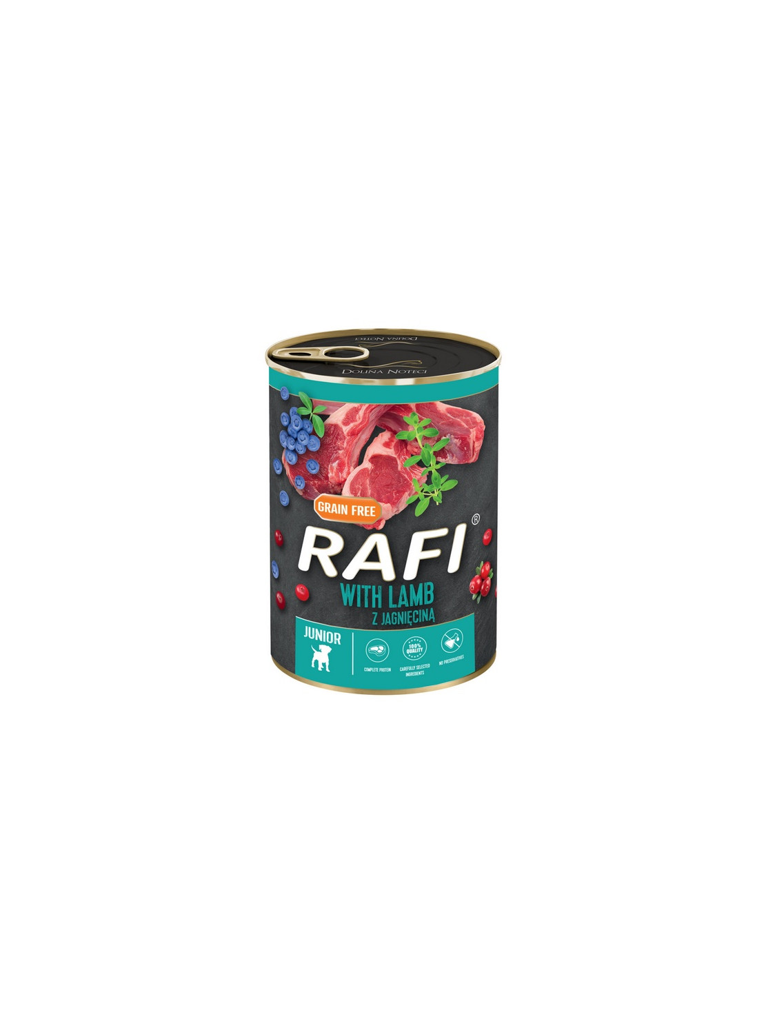 Rafi Pies Junior Jagnięcina puszka 400g