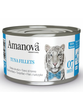 Amanova Cat Tuna Fillets - tuńczyk w bulionie puszka 70g [07]
