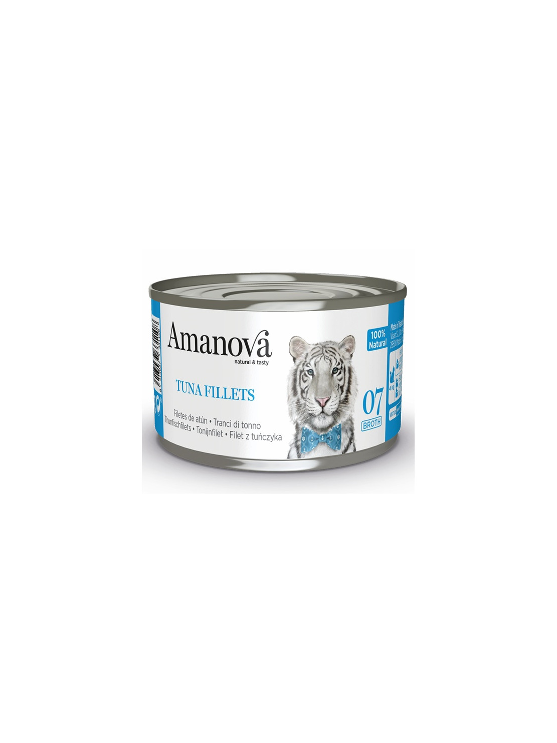 Amanova Cat Tuna Fillets - tuńczyk w bulionie puszka 70g [07]