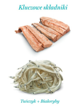 Amanova Cat Tuna & Whitebaits - tuńczyk i białoryby w bulionie puszka 70g [09]