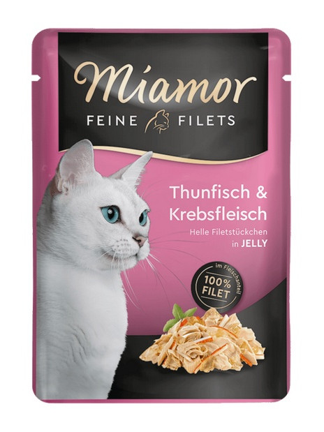 Miamor Feine Filets Tuńczyk & Kraby saszetka 100g