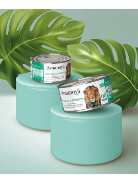 Amanova Cat Chicken & Shrimps - kurczak i krewetki w galaretce puszka 70g [06]