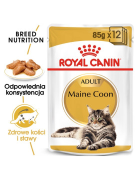 Royal Canin Maine Coon karma mokra w sosie dla kotów dorosłych rasy maine coon saszetka 85g