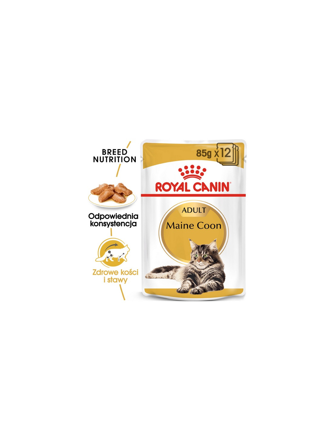 Royal Canin Maine Coon karma mokra w sosie dla kotów dorosłych rasy maine coon saszetka 85g