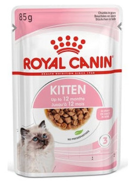 Royal Canin Kitten w sosie karma mokra dla kociąt do 12 miesiąca życia saszetka 85g
