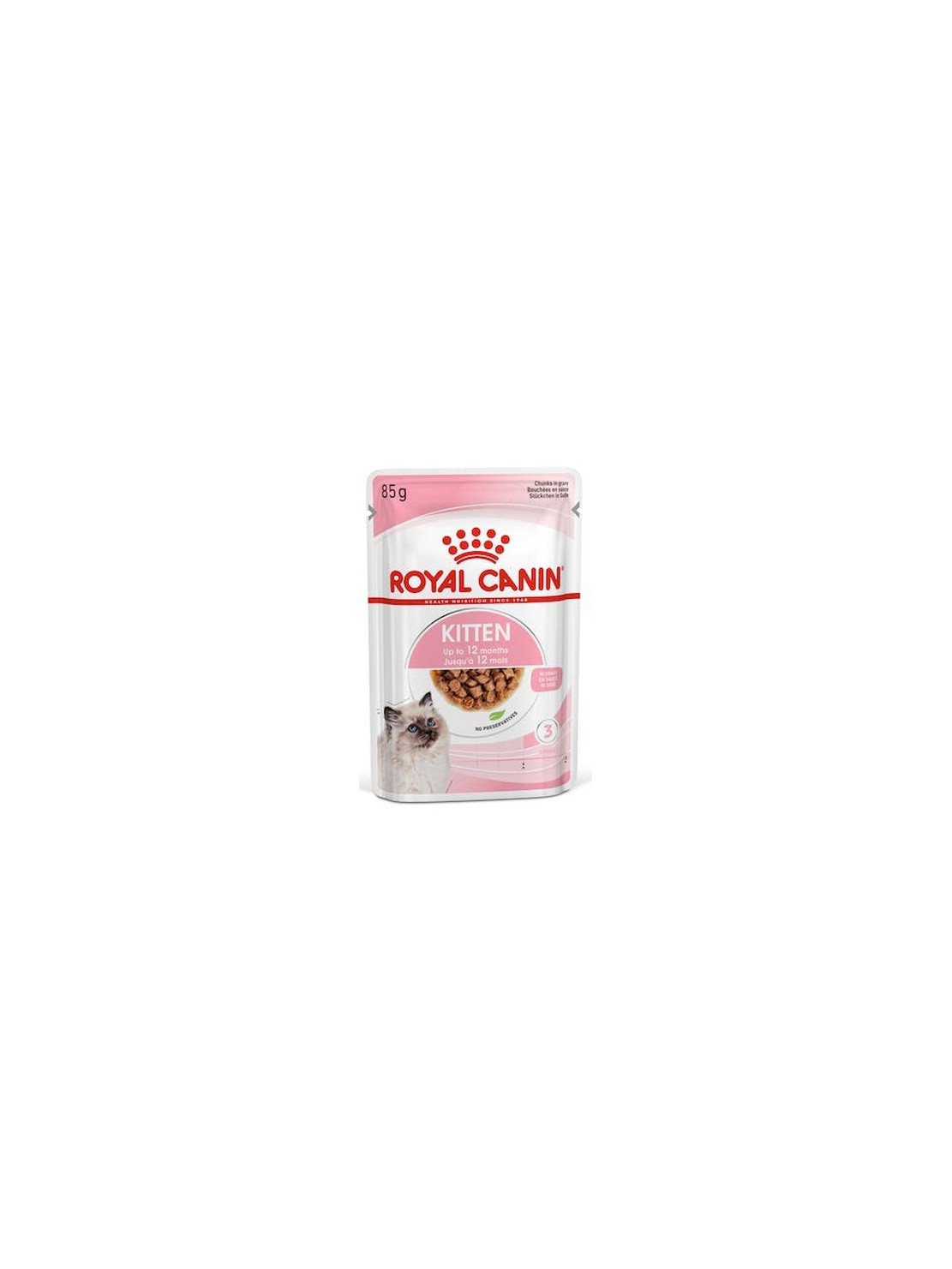 Royal Canin Kitten w sosie karma mokra dla kociąt do 12 miesiąca życia saszetka 85g