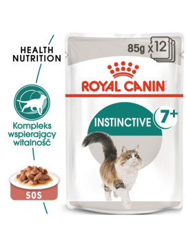 Royal Canin Instinctive +7 w sosie karma mokra dla kotów starszych, wybrednych saszetka 85g