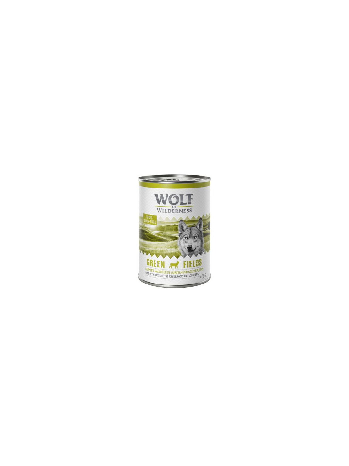 Wolf of Wilderness Green Field Jagnięcina puszka 400 g