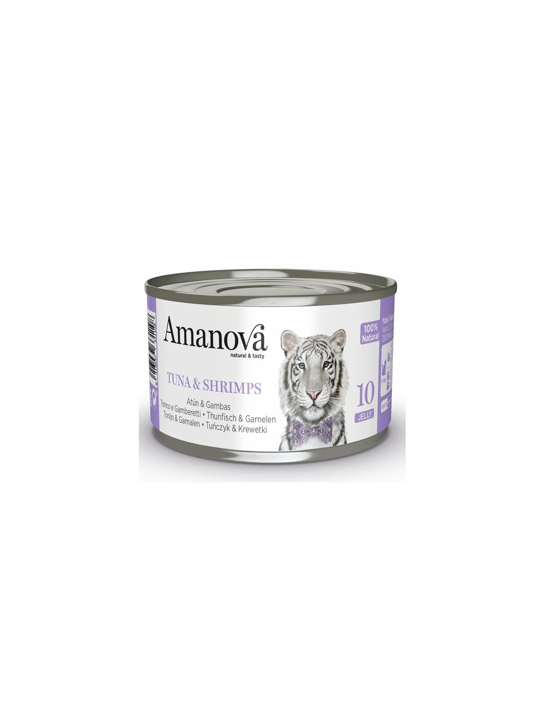 Amanova Cat Tuna & Shrimps - tuńczyk i krewetki w galaretce puszka 70g [10]