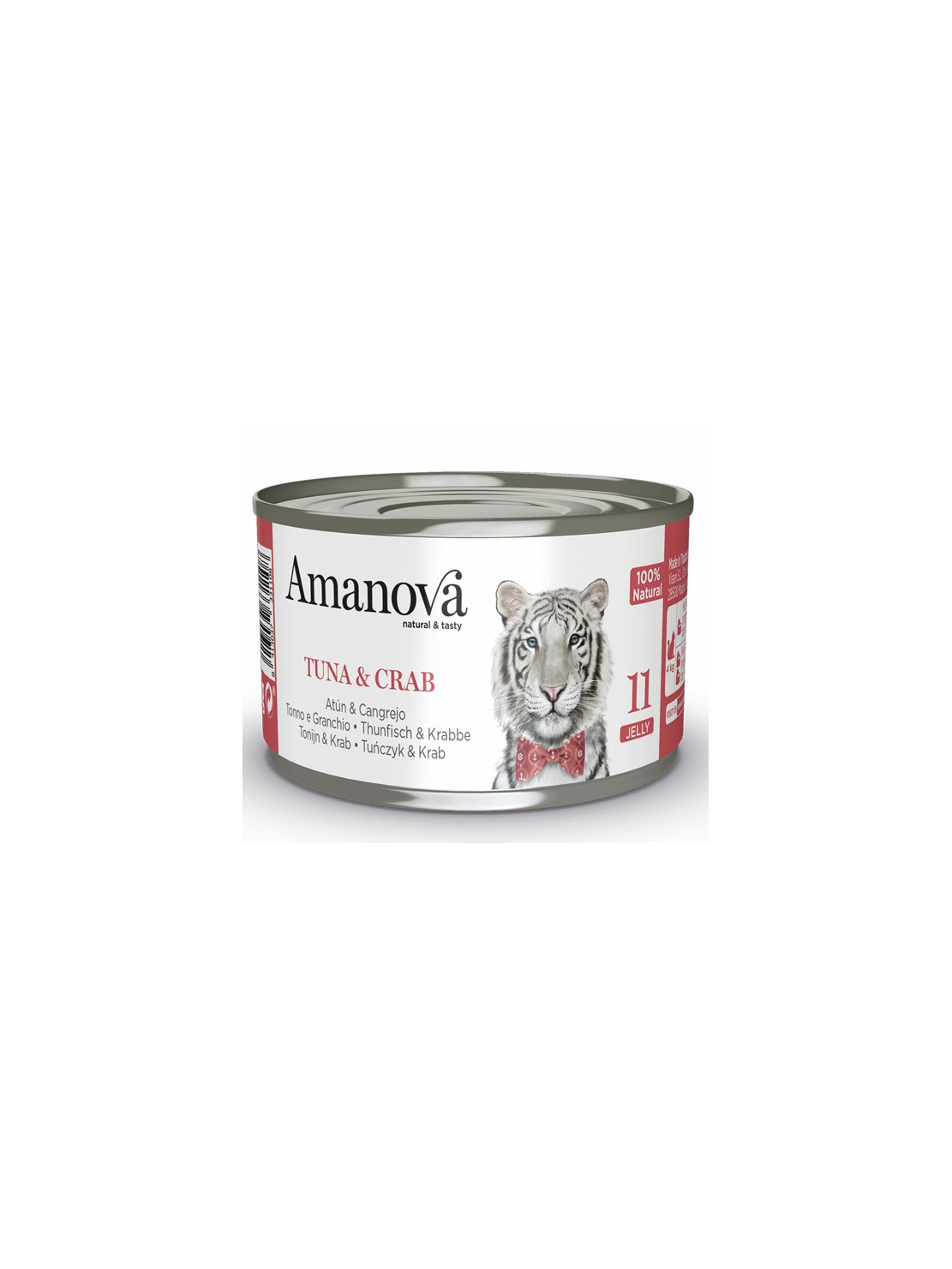 Amanova Cat Tuna & Crab - tuńczyk i krab w galaretce puszka 70g [11]