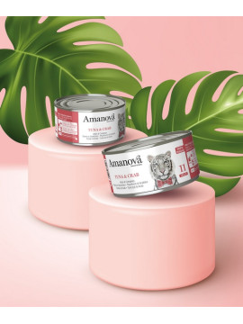 Amanova Cat Tuna & Crab - tuńczyk i krab w galaretce puszka 70g [11]