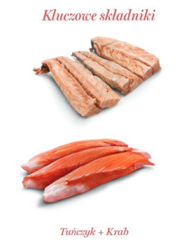 Amanova Cat Tuna & Crab - tuńczyk i krab w galaretce puszka 70g [11]