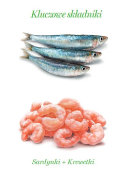 Amanova Cat Sardine & Shrimps - sardynki i krewetki w galaretce puszka 70g [15]