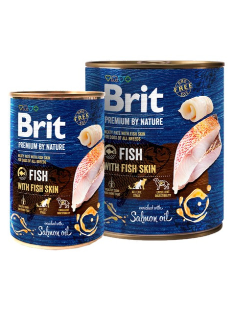 Brit Premium By Nature Fish & Fish Skin puszka 400g