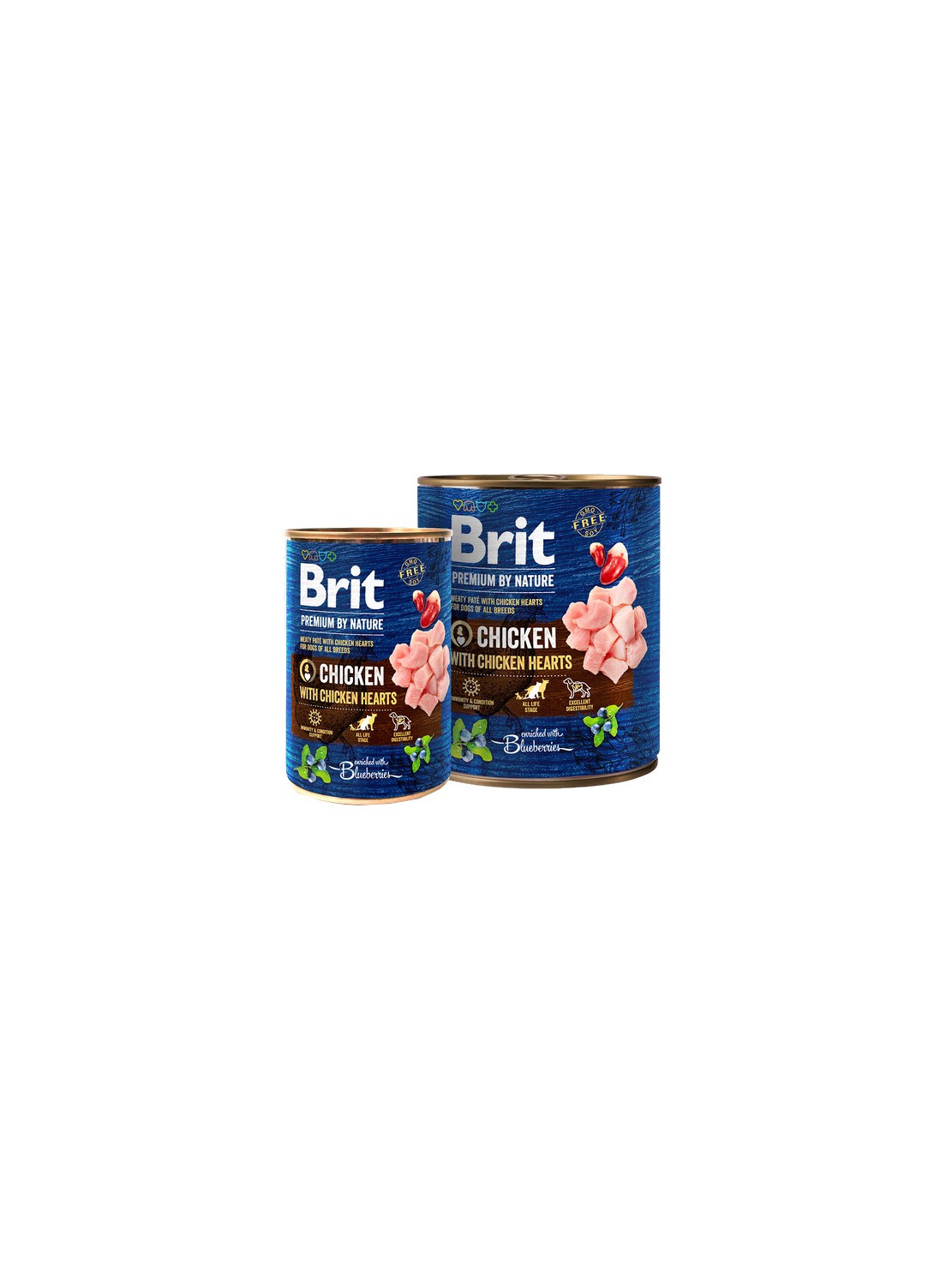 Brit Premium By Nature Chicken & Hearts puszka 400g