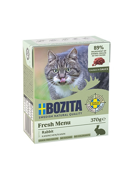 Bozita z Królikiem kawałki w sosie kartonik 370g