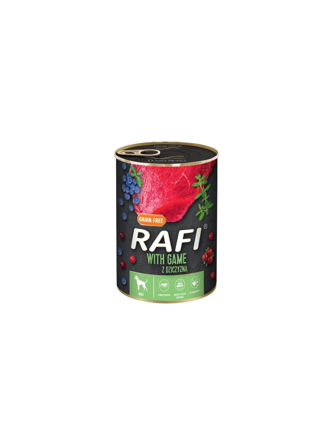 Rafi Pies Dziczyzna puszka 400g
