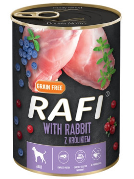 Rafi Pies Królik puszka 400g
