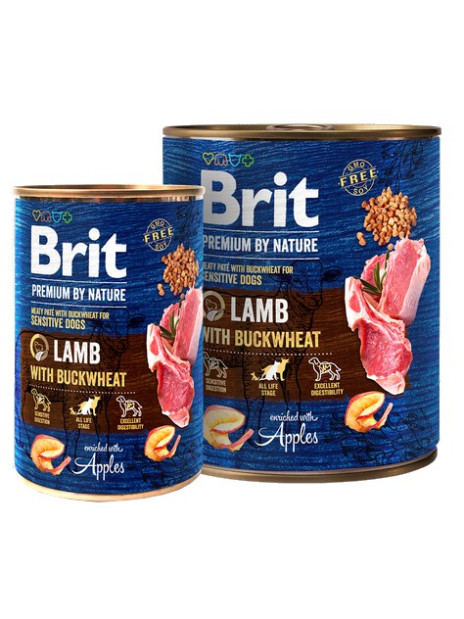 Brit Premium By Nature Lamb & Buckwheat puszka 400g