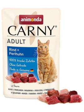 Animonda Carny Adult Wołowina + Perliczka saszetka 85g