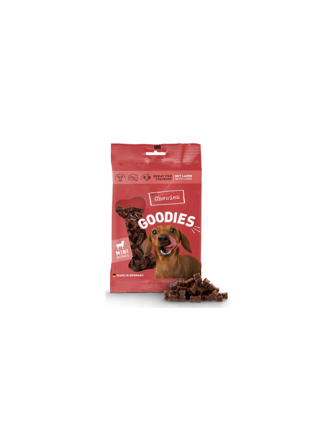 Chewies Goodies (Training) Kosteczki Mini Jagnięcina 125g