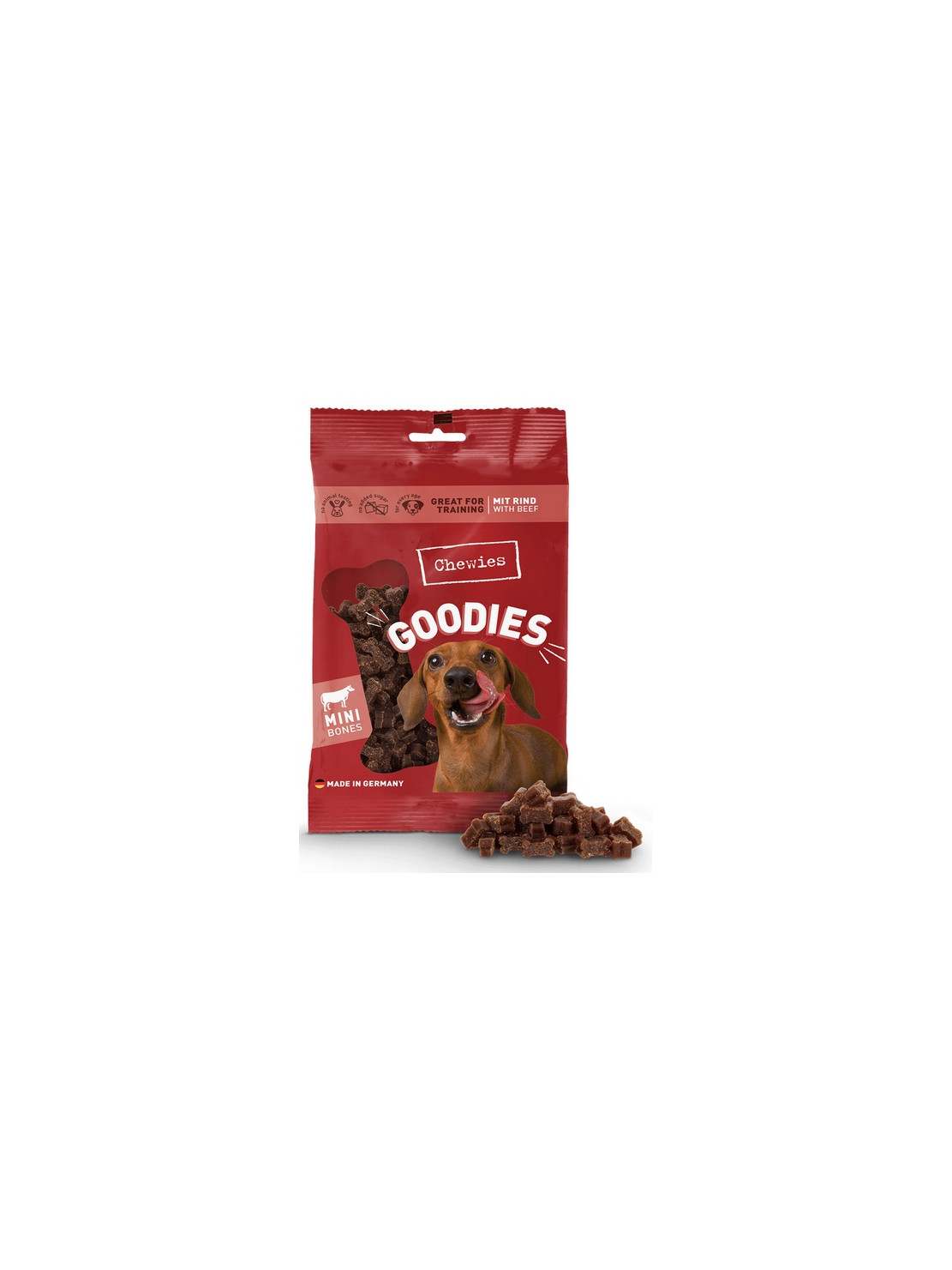 Chewies Goodies (Training) Kosteczki Mini Wołowina 125g