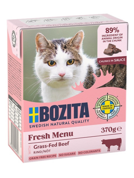 Bozita z Wołowiną kawałki w sosie kartonik 370g