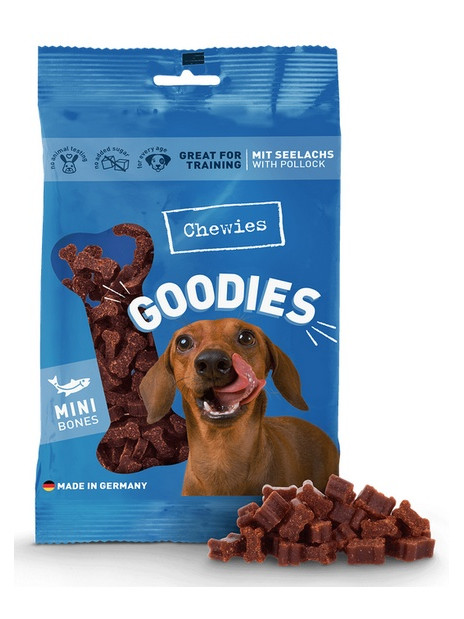 Chewies Goodies (Training) Kosteczki Mini Łosoś 125g