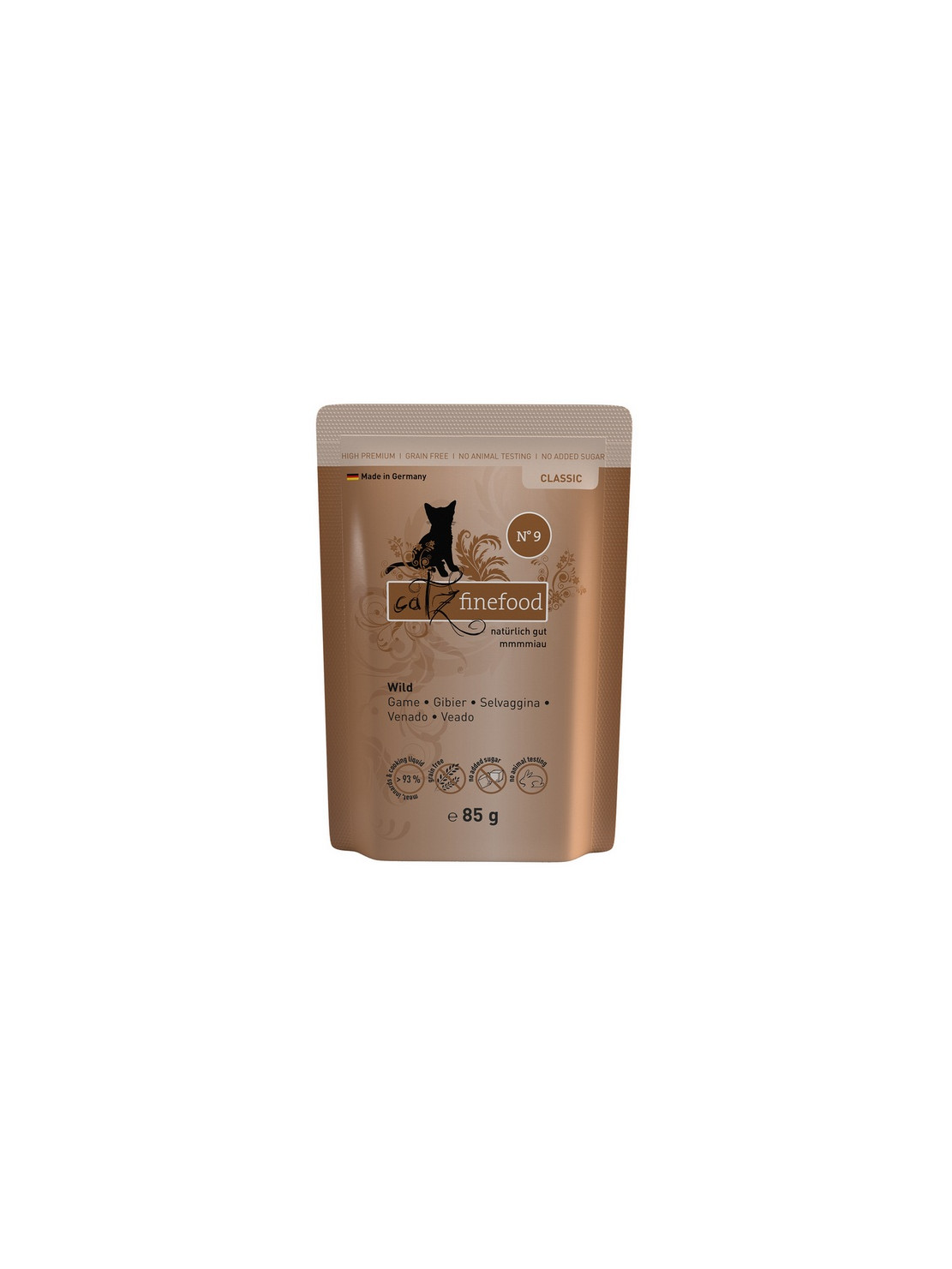 Catz Finefood Classic N.09 Dziczyzna saszetka 85g